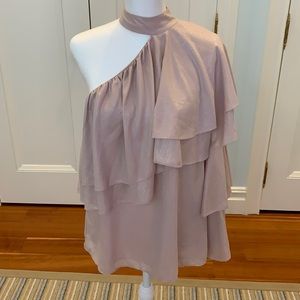 NWT Shimmery asymmetrical blouse